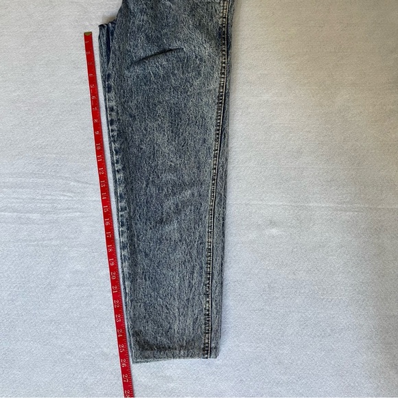 RIO by Stephen Mardon Vintage 80s Fold-over Waist Acid Wash Jeans Size 5 - Picture 11 of 14